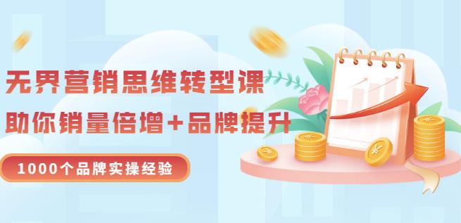 无界营销思维转型课：1000个品牌实操经验，助你销量倍增（20节视频）-火柴小市场