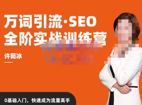 许茹冰·万词引流-SEO全阶实战训练营，0基础入门，快速成为流量高手-火柴小市场