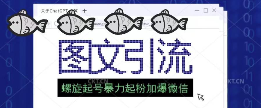 2023年价值1980的图文引流创业粉螺旋起好技术暴力起粉加爆微信-火柴小市场