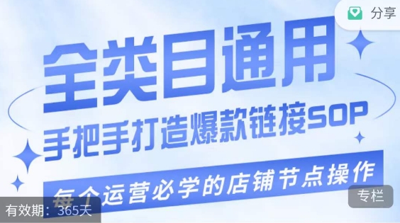 单品爆款打造实操运营，单品爆款从“0”-“1”手把手演练运营步骤-火柴小市场