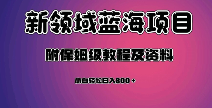 虚拟资源蓝海领域新项目，轻松日入800＋，附保姆级教程及资料-火柴小市场