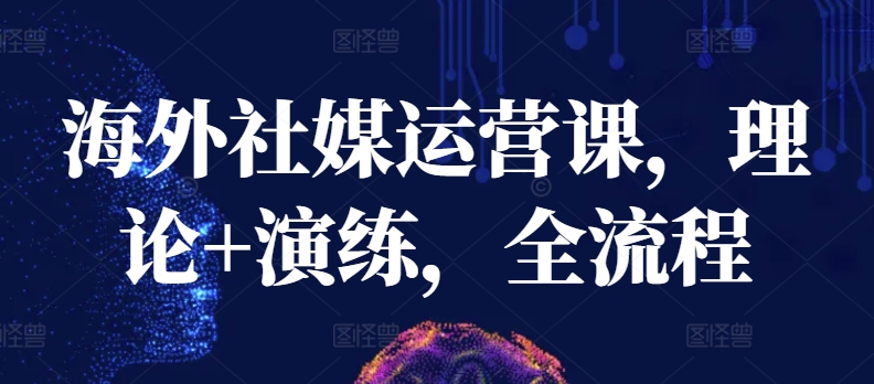 海外社媒运营课，理论+演练，全流程-火柴小市场