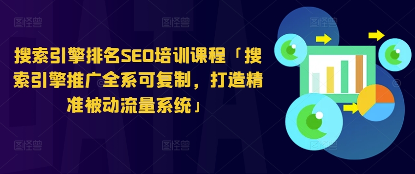 搜索引擎排名SEO培训课程「搜索引擎推广全系可复制，打造精准被动流量系统」-火柴小市场