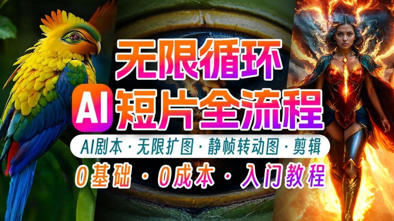 AI剪辑无限循环画面：新手轻松月入上万的秘技【揭秘】-火柴小市场