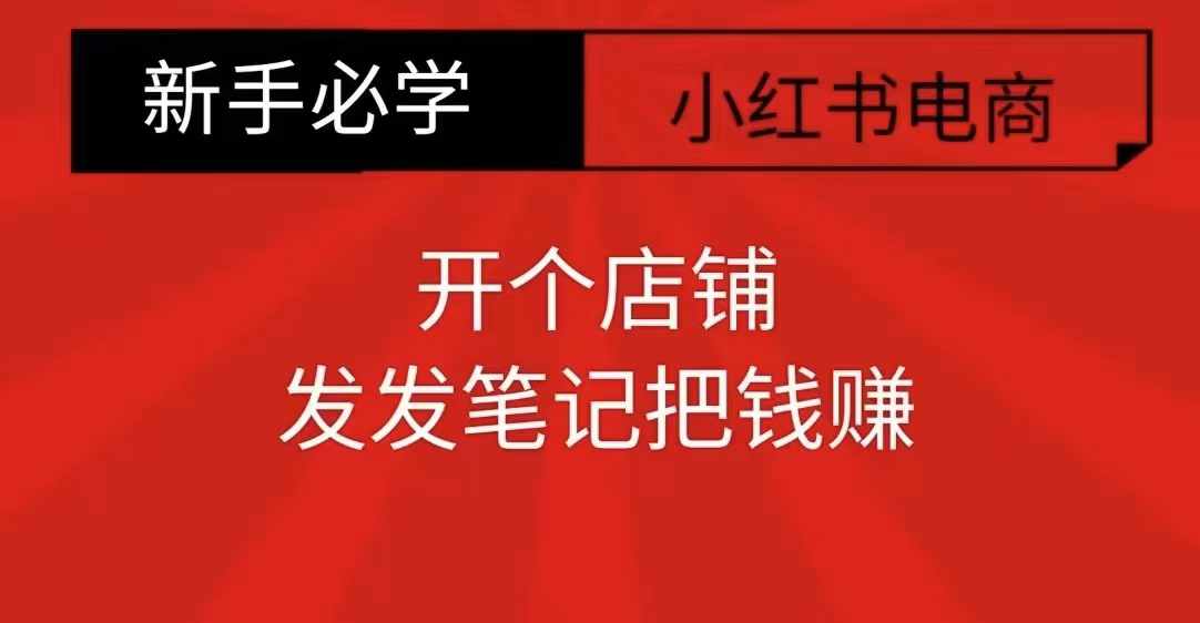 小红书零食共创【新手易上手】开个店铺，发发笔记把钱赚-火柴小市场