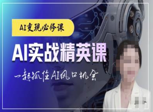 AI实战精英课，chatgptAI实战教程，一起抓住AI风口的机会-火柴小市场