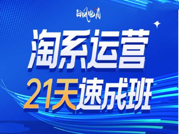 淘系运营21天速成班35期，年前最后一波和2025方向-火柴小市场