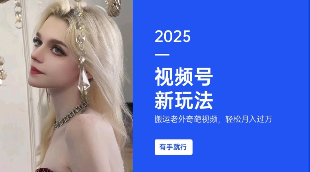 搬运老外奇葩视频，撸视频号分成计划收益，每天只需一小时，新手小白轻松月入过W-火柴小市场