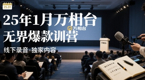 25年1月万相台无界爆款特训营线下录音-火柴小市场