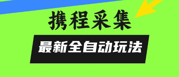携程信息采集全自动玩法，0风控，无脑开干【揭秘】-火柴小市场