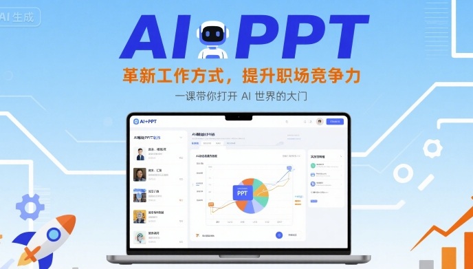 AI+PPT：革新工作方式，提升职场竞争力，一课带你打开 AI 世界的大门-火柴小市场